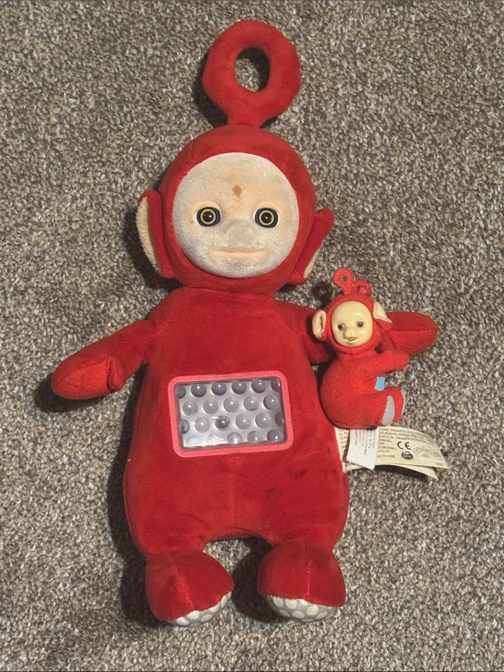 Vintage Red Plush Po Telletubbie Interactive Kids Toy PLAYS Twinkle Little Star
